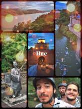 Hue - arriving in Vietnam's old capital, pretty much in the middle of the country