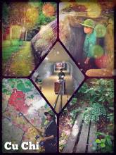 Cu Chi Tunnels - crawling deep underneath the surface where Vietnamese hid from bombs