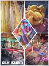 Silk Island - an idyllic island with a small museum to learn all about silk