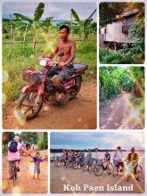 Koh Paen Island - cycling along the Mekong River and through local villages