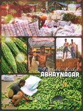 Abhaynagar - stopping at a rural vegetable market on the road to Khulna