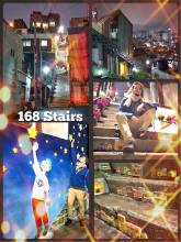 168 Stairs Busan - outdoor museum with many artworks, wall-paintings and sculptures in Busan