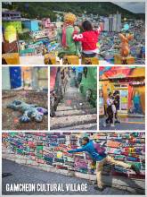 Gamcheon Cultural Village - one of the most artsy neighbourhood in South Korea, the South of Busan