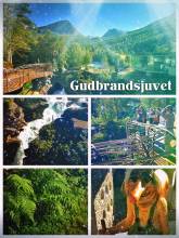 Gudbrandsjuvet - the small waterfall with a mysterious legend on the road to Trollstigen