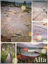 Alta Rock Carvings - discovering a large area with many beautiful rock art near the North Cape