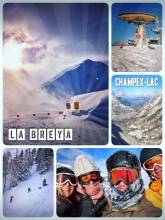 La Breya - riding the slopes with a lot of powder (new snow)