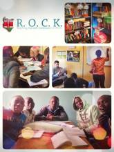 ROCK: Reaching Out with Compassion in Kibera - helping a bunch of witty teenager to focus and learn on a Sunday afternoon