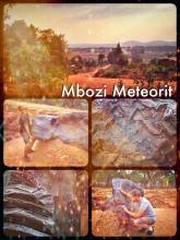Mbozi Meteroite - inspecting one of the world's largest meteorite and unsuccessfully trying to lift it