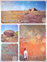 Matobo Hills - exploring only few of the thousands of stone- and iron-age's cave paintings