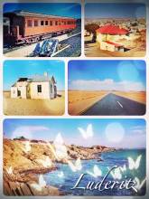 Luderitz - finally reaching the other side of Africa - at the windy, rather inhospitable Atlantic coast