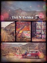 Tizi N'Tichka - having a quick pitstop on the mountain pass restaurant in the Atlas mountains