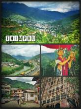 Thimphu - largest city with only 100,000 people and young capital of Bhutan