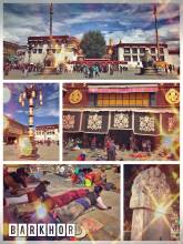 Barkhor - where Tibetans are walking in circles around the most sacred temple