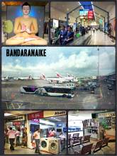 Bandaranaike Airport - finally arriving in Sri Lanka, after a missed flight in Singapore