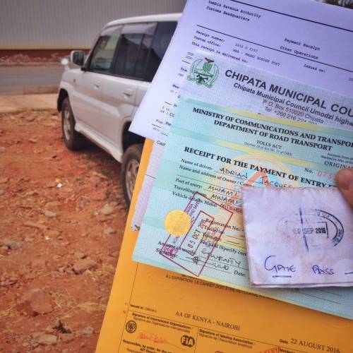 Road taxes on border crossing from Malawi into Botswana